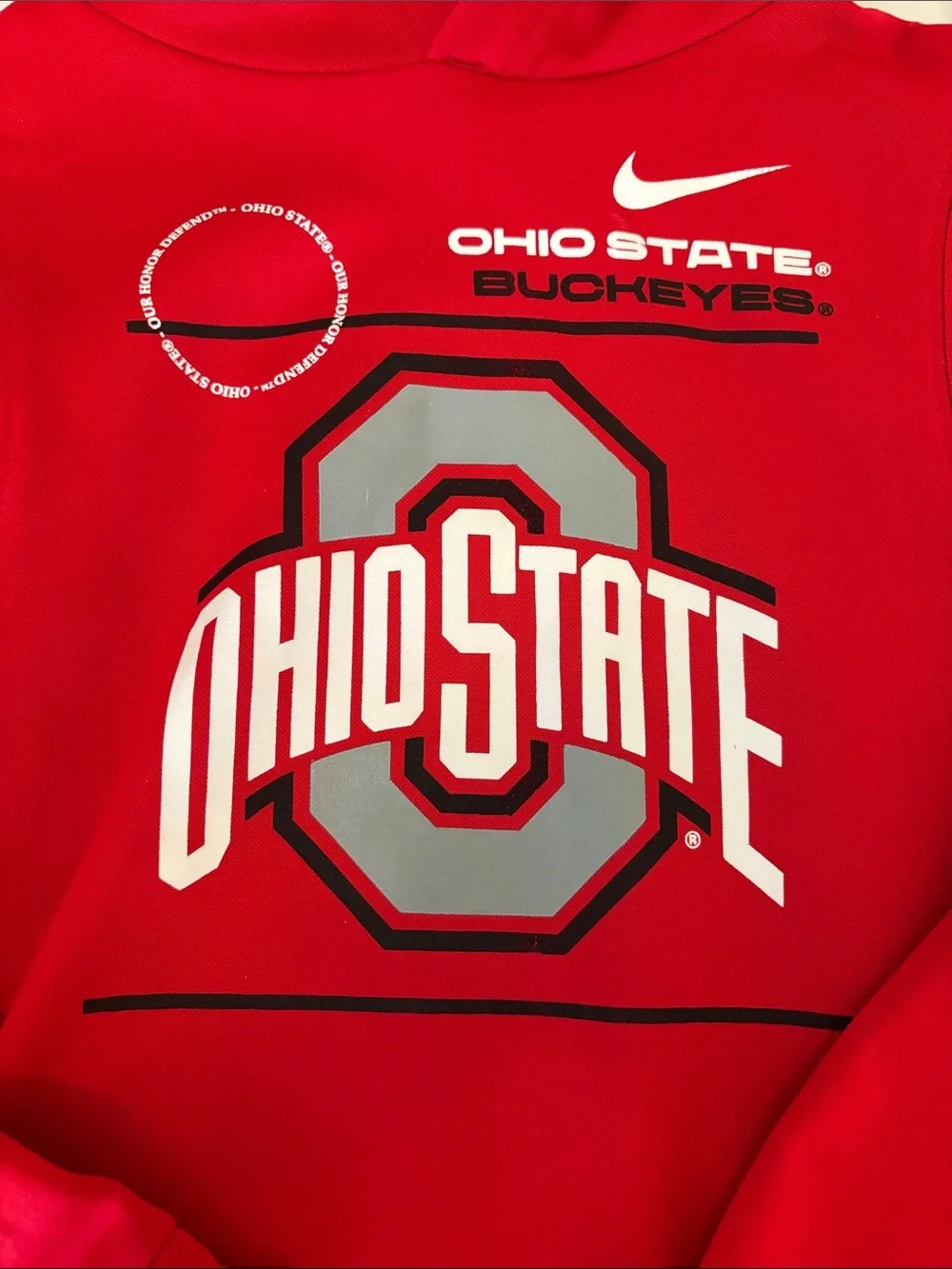 Nike Red Ohio State Buckeyes Hoodie